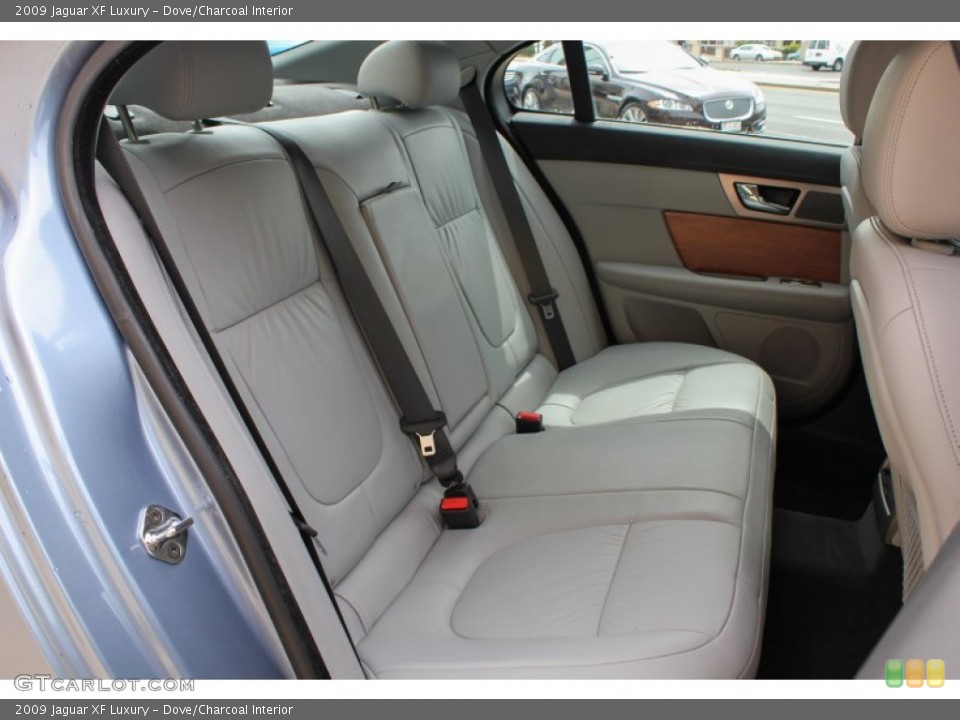 Dove/Charcoal Interior Rear Seat for the 2009 Jaguar XF Luxury #81566660