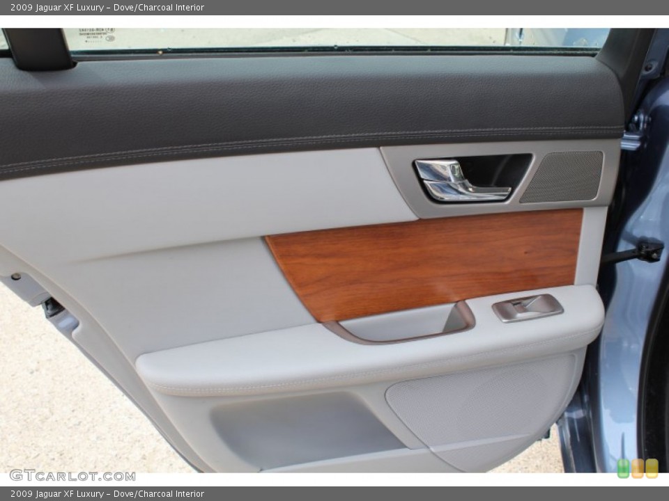 Dove/Charcoal Interior Door Panel for the 2009 Jaguar XF Luxury #81566700