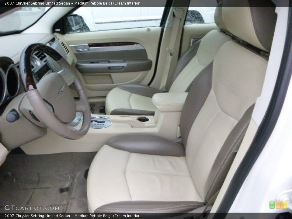 Medium Pebble Beige/Cream Interior Photo for the 2007 Chrysler Sebring Limited Sedan #81568504