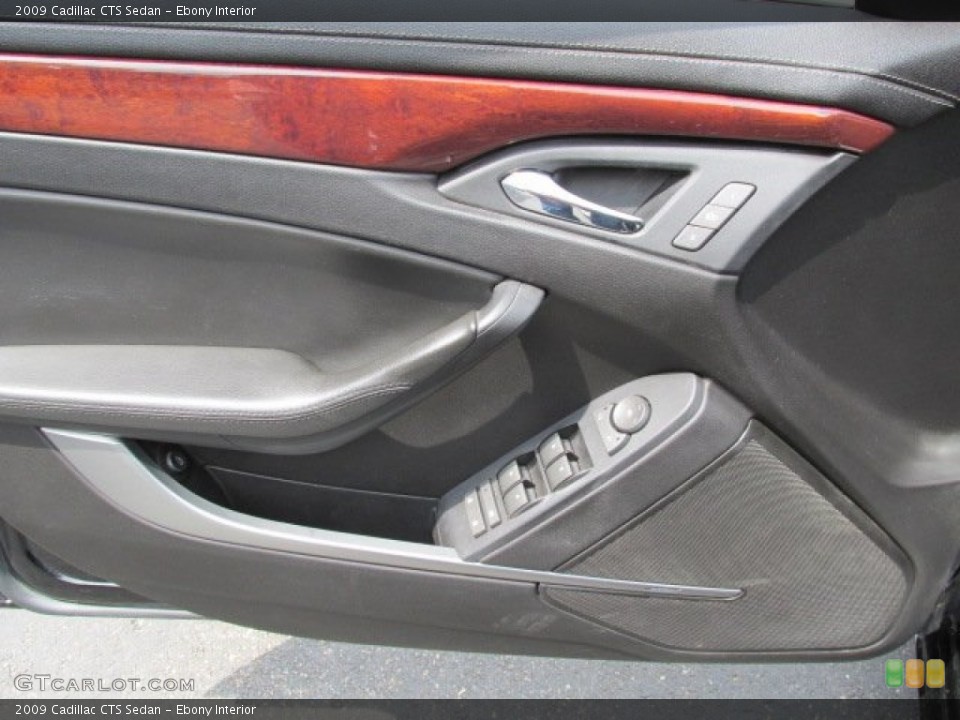 Ebony Interior Door Panel for the 2009 Cadillac CTS Sedan #81568935