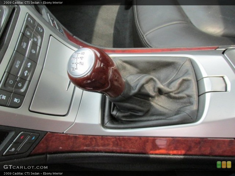 Ebony Interior Transmission for the 2009 Cadillac CTS Sedan #81568977