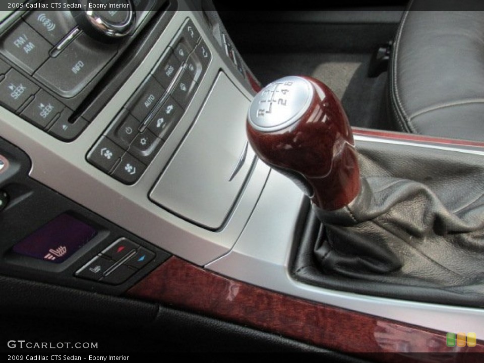 Ebony Interior Transmission for the 2009 Cadillac CTS Sedan #81569032