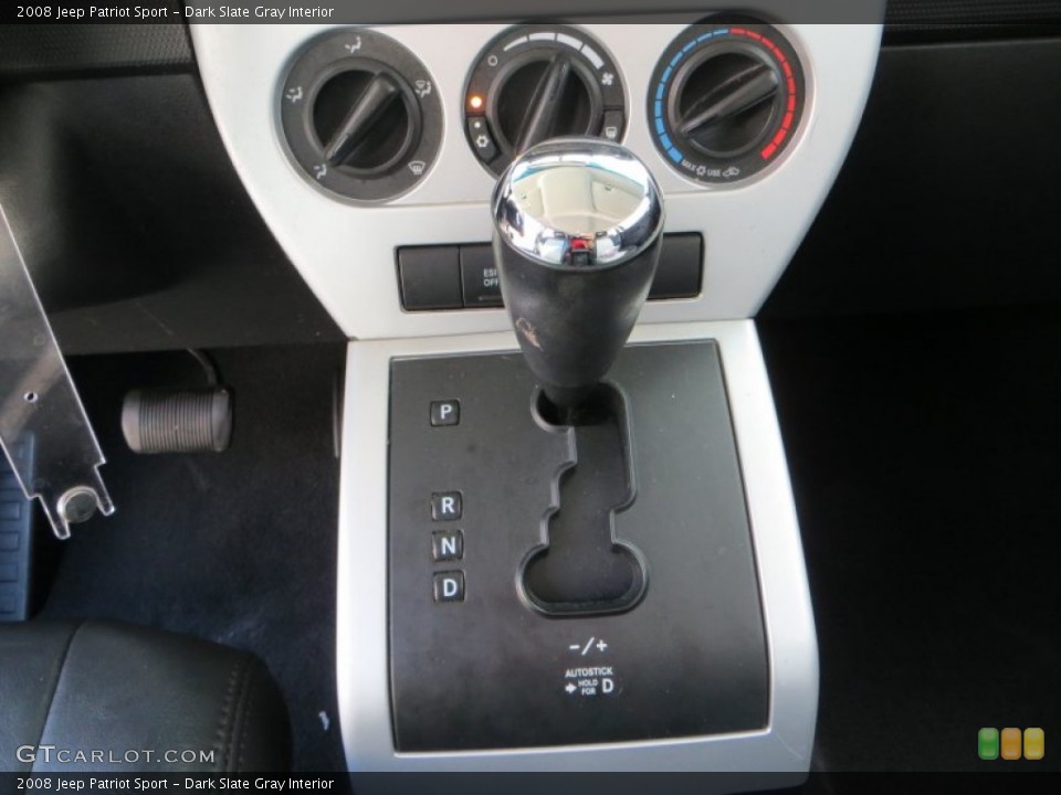 Dark Slate Gray Interior Transmission for the 2008 Jeep Patriot Sport #81569631