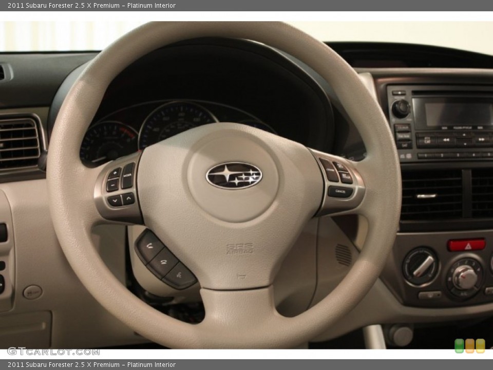 Platinum Interior Steering Wheel for the 2011 Subaru Forester 2.5 X Premium #81570095