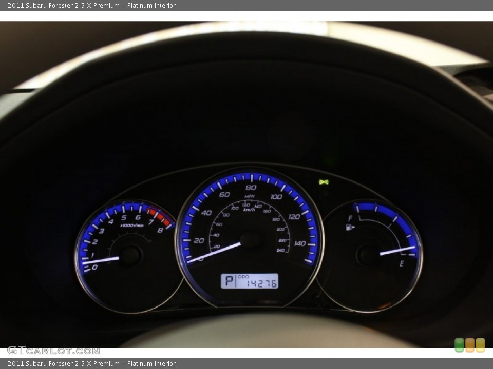 Platinum Interior Gauges for the 2011 Subaru Forester 2.5 X Premium #81570120