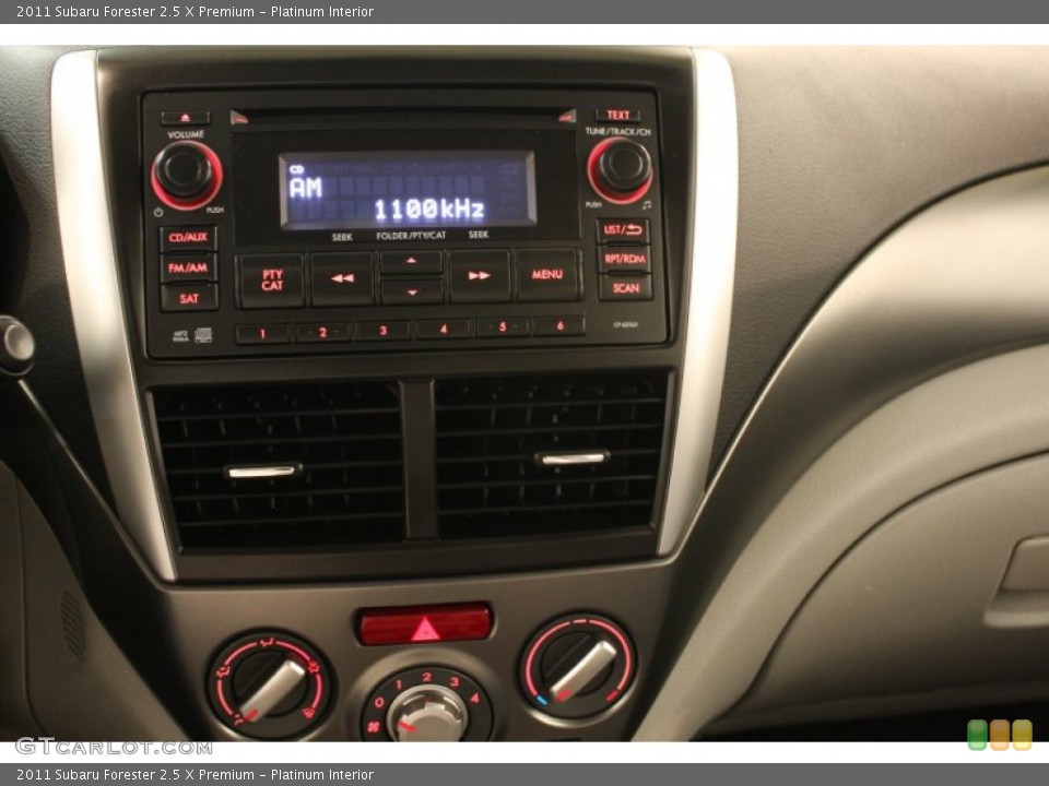 Platinum Interior Controls for the 2011 Subaru Forester 2.5 X Premium #81570138