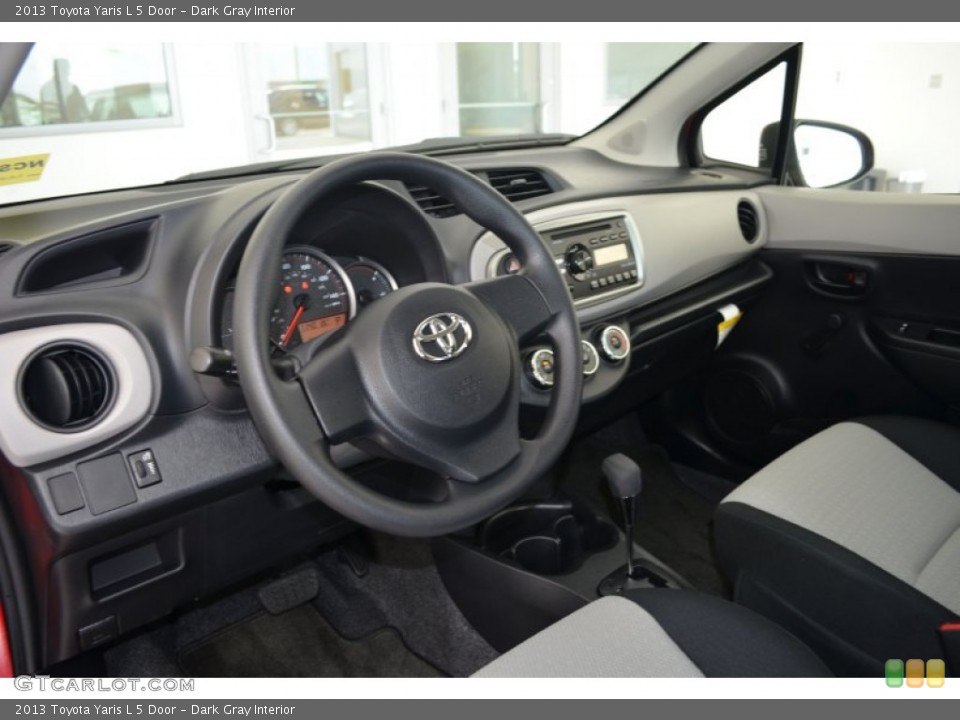 Dark Gray Interior Photo for the 2013 Toyota Yaris L 5 Door #81571467