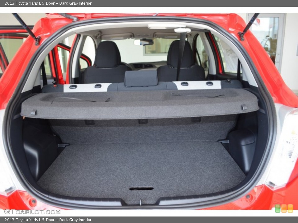 Dark Gray Interior Trunk for the 2013 Toyota Yaris L 5 Door #81571512