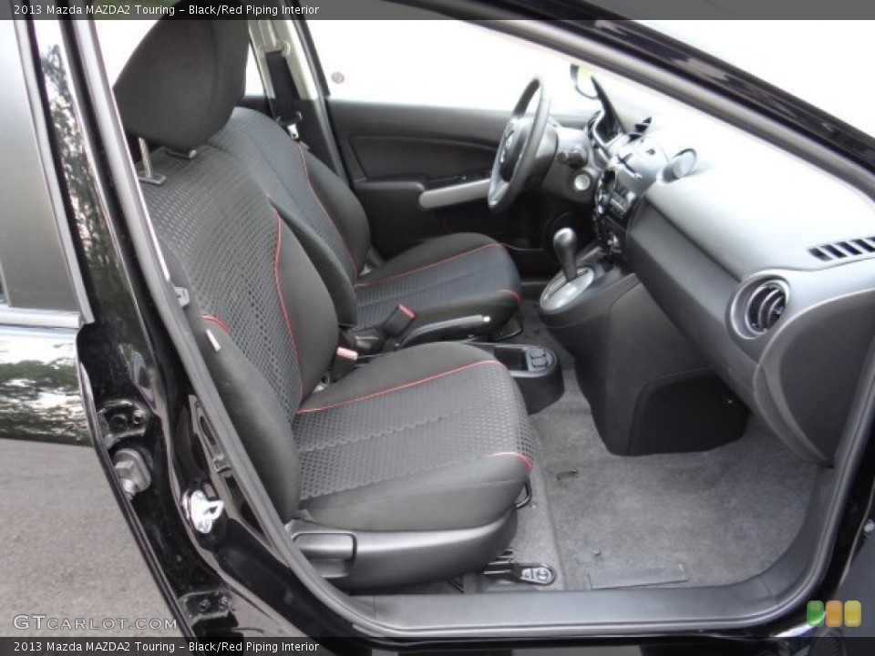 Black/Red Piping Interior Photo for the 2013 Mazda MAZDA2 Touring #81572058