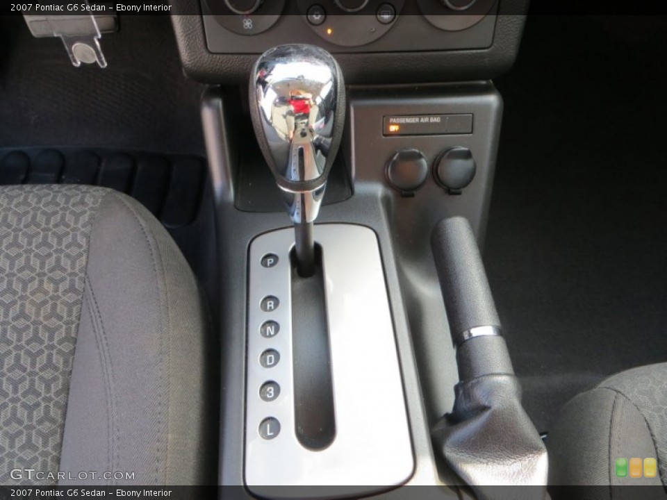 Ebony Interior Transmission for the 2007 Pontiac G6 Sedan #81572406