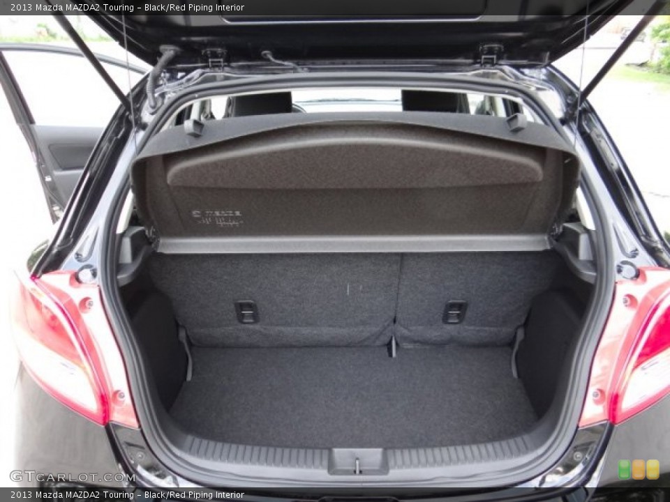 Black/Red Piping Interior Trunk for the 2013 Mazda MAZDA2 Touring #81572586