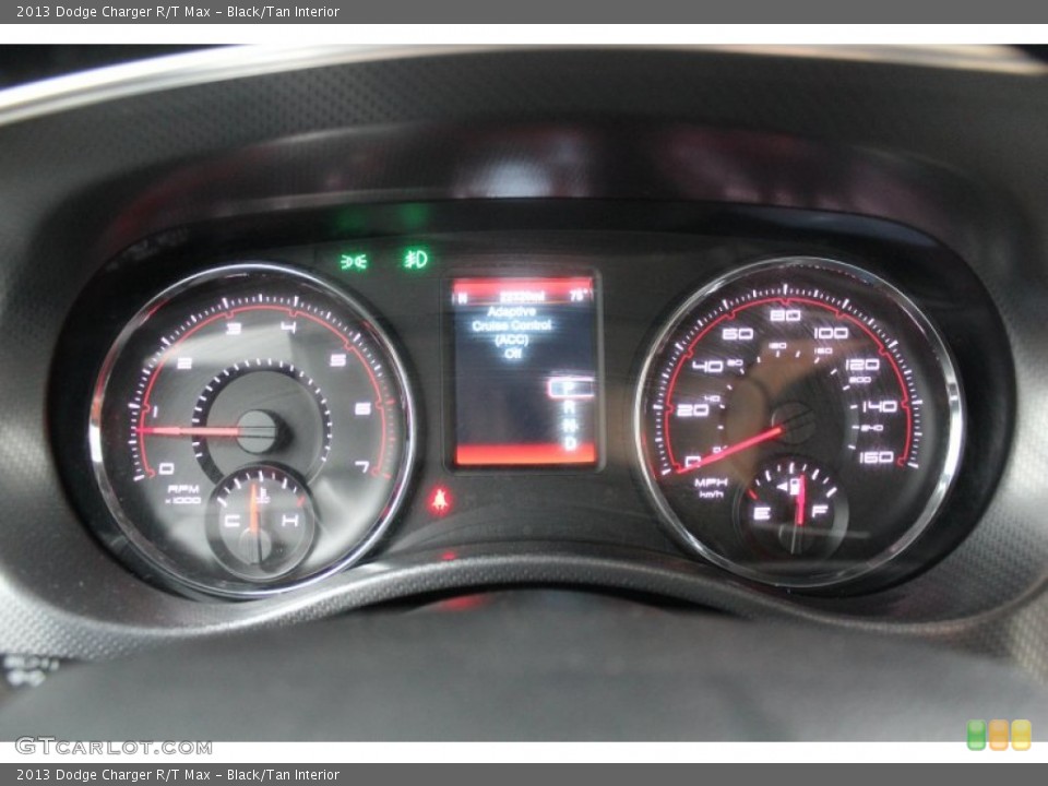 Black/Tan Interior Gauges for the 2013 Dodge Charger R/T Max #81573381