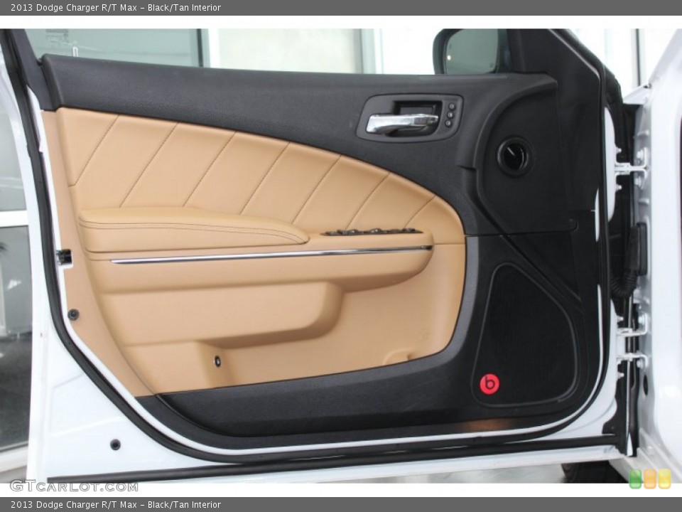 Black/Tan Interior Door Panel for the 2013 Dodge Charger R/T Max #81573399
