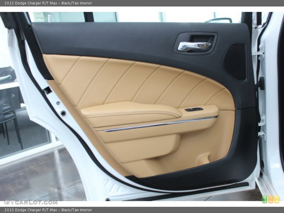Black/Tan Interior Door Panel for the 2013 Dodge Charger R/T Max #81573467