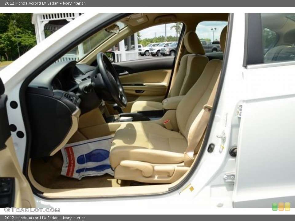 Ivory Interior Front Seat for the 2012 Honda Accord LX Sedan #81573471