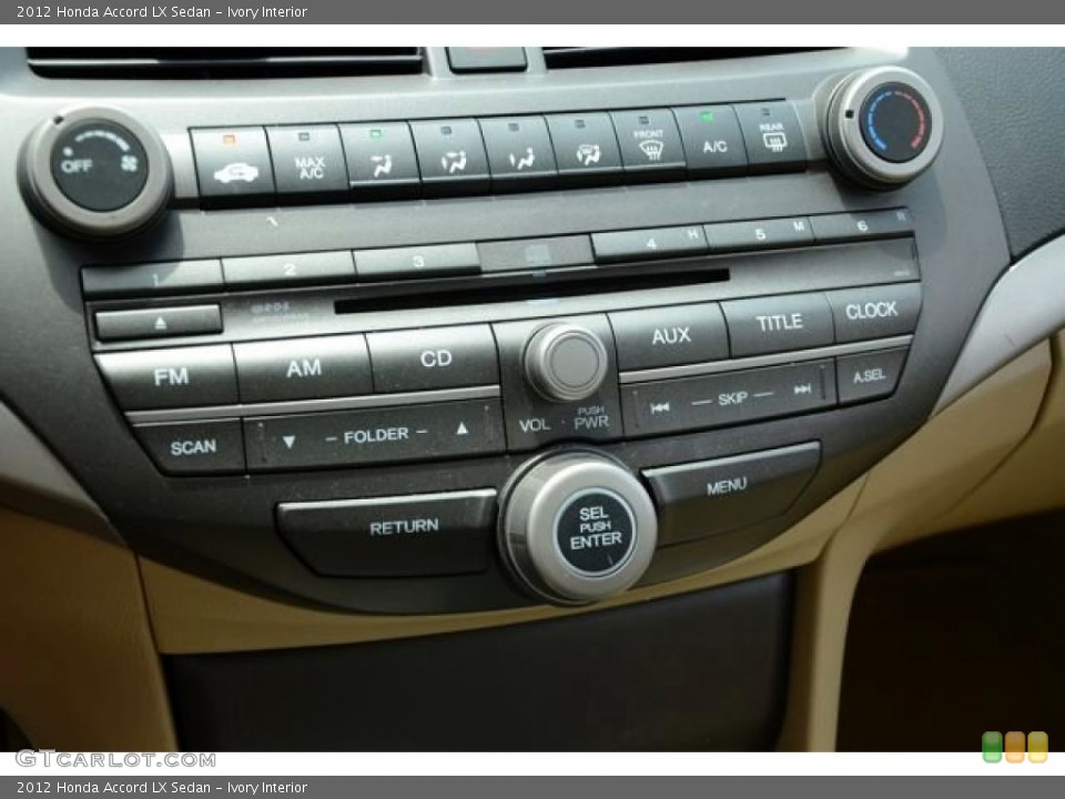 Ivory Interior Controls for the 2012 Honda Accord LX Sedan #81573593