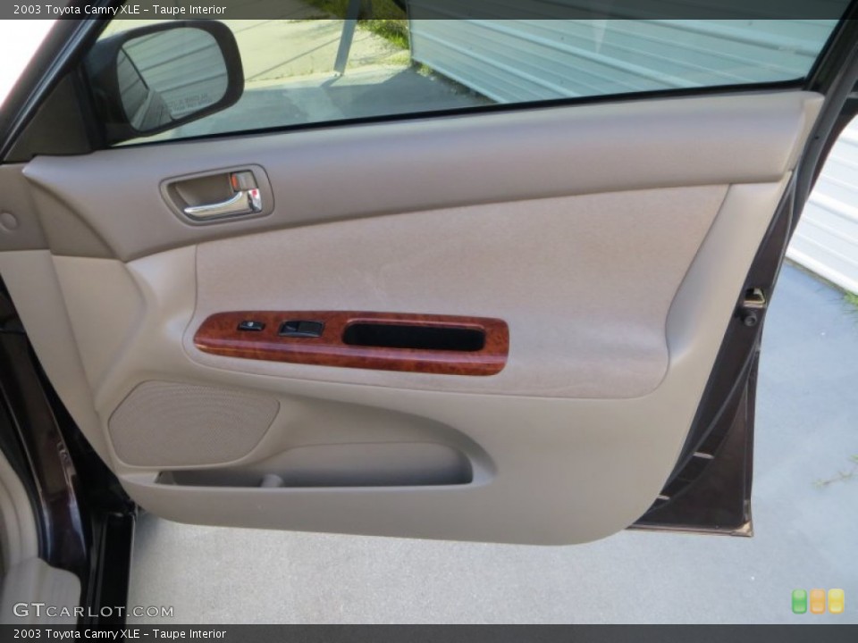 Taupe Interior Door Panel for the 2003 Toyota Camry XLE #81574305