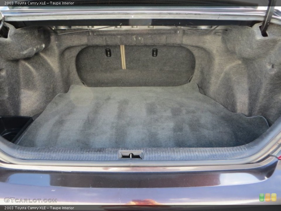 Taupe Interior Trunk for the 2003 Toyota Camry XLE #81574398