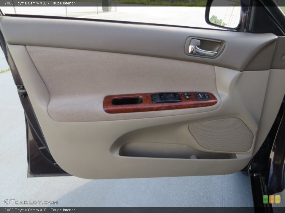 Taupe Interior Door Panel for the 2003 Toyota Camry XLE #81574446