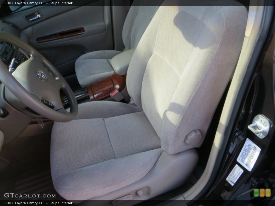 Taupe Interior Front Seat for the 2003 Toyota Camry XLE #81574478