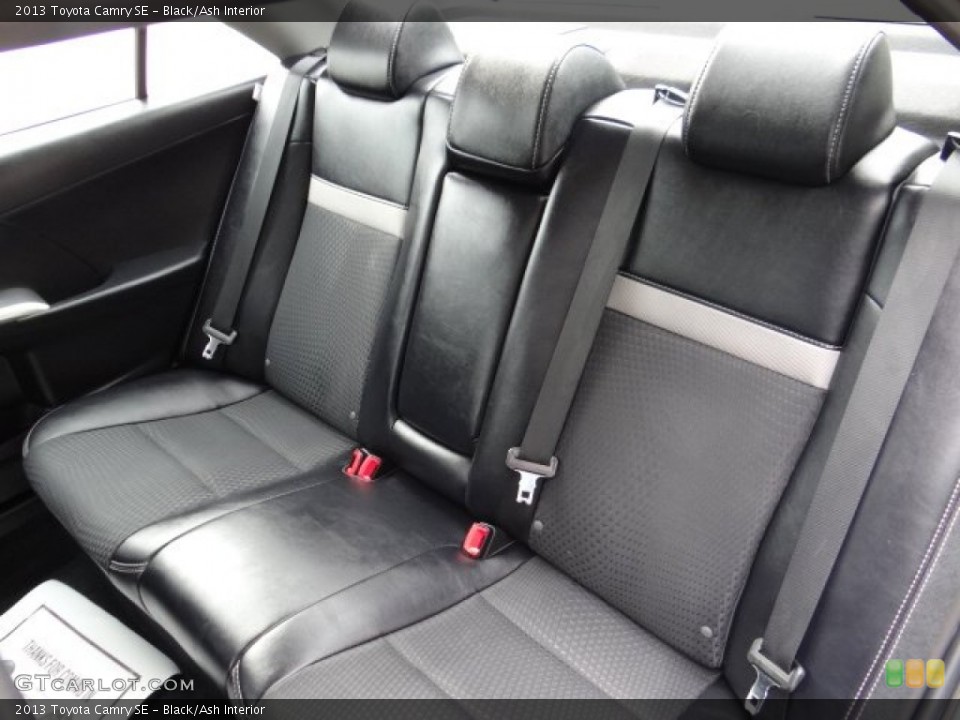 Black/Ash Interior Rear Seat for the 2013 Toyota Camry SE #81576378