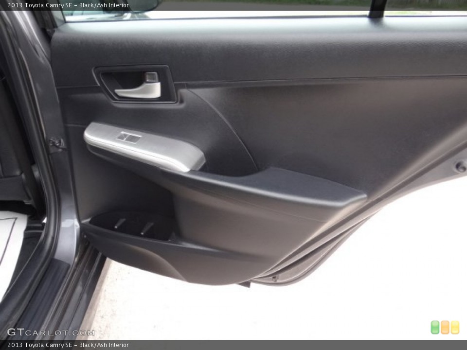 Black/Ash Interior Door Panel for the 2013 Toyota Camry SE #81576416