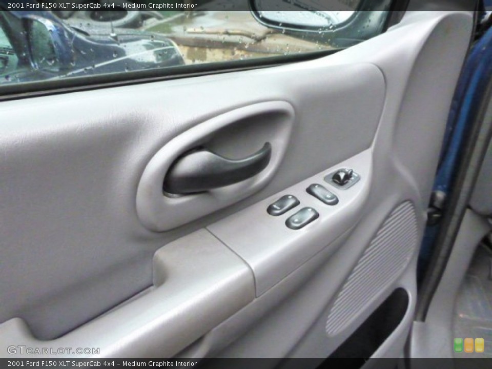Medium Graphite Interior Door Panel for the 2001 Ford F150 XLT SuperCab 4x4 #81579780