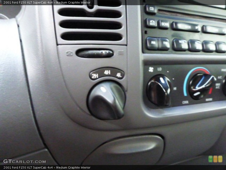 Medium Graphite Interior Controls for the 2001 Ford F150 XLT SuperCab 4x4 #81579804