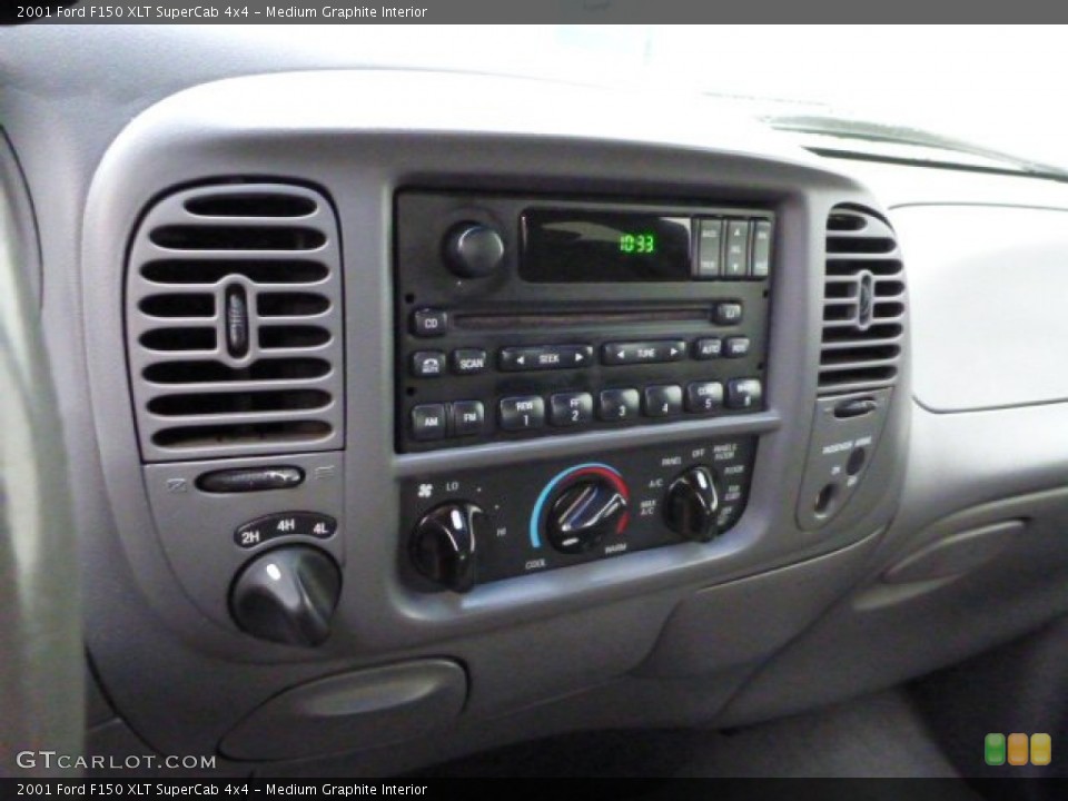 Medium Graphite Interior Controls for the 2001 Ford F150 XLT SuperCab 4x4 #81579816