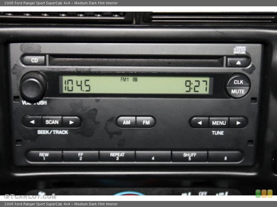 Medium Dark Flint Interior Audio System for the 2006 Ford Ranger Sport SuperCab 4x4 #81580663