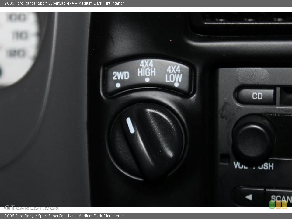 Medium Dark Flint Interior Controls for the 2006 Ford Ranger Sport SuperCab 4x4 #81580690