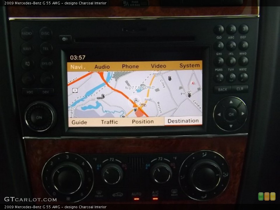 designo Charcoal Interior Navigation for the 2009 Mercedes-Benz G 55 AMG #81582138