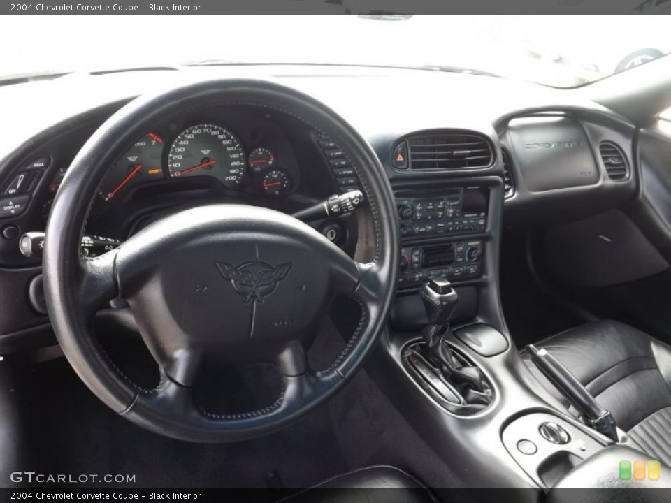 Black Interior Dashboard for the 2004 Chevrolet Corvette Coupe #81582280