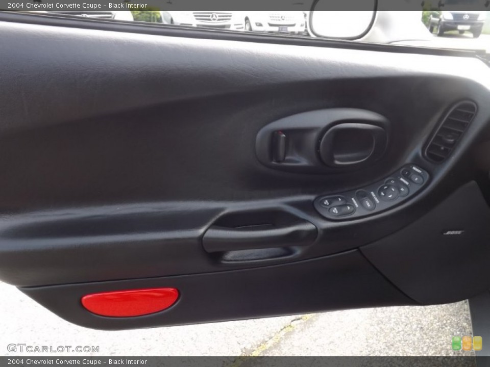 Black Interior Door Panel for the 2004 Chevrolet Corvette Coupe #81582286