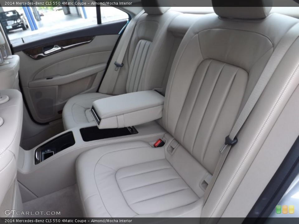 Almond/Mocha Interior Rear Seat for the 2014 Mercedes-Benz CLS 550 4Matic Coupe #81582326