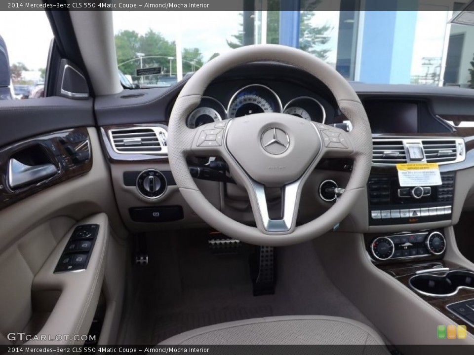 Almond/Mocha Interior Dashboard for the 2014 Mercedes-Benz CLS 550 4Matic Coupe #81582331