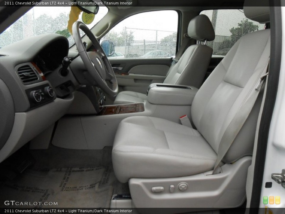 Light Titanium/Dark Titanium Interior Front Seat for the 2011 Chevrolet Suburban LTZ 4x4 #81583041