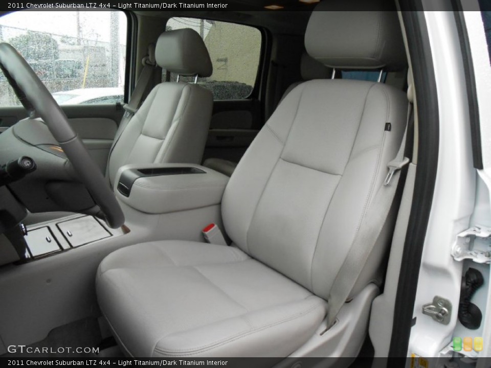 Light Titanium/Dark Titanium Interior Front Seat for the 2011 Chevrolet Suburban LTZ 4x4 #81583044