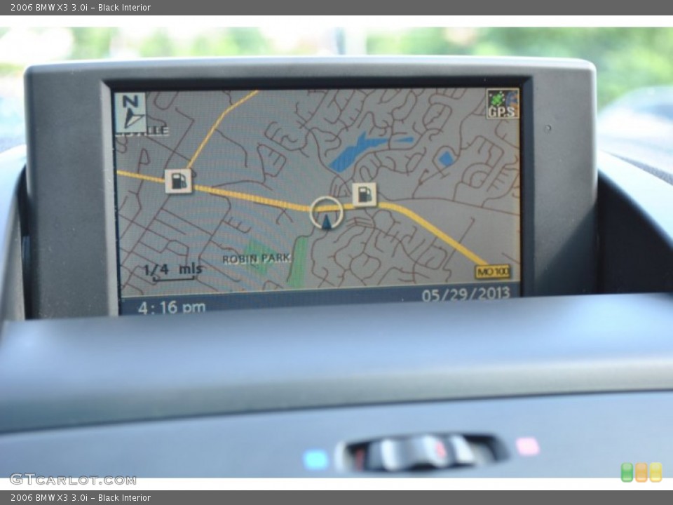 Black Interior Navigation for the 2006 BMW X3 3.0i #81584275