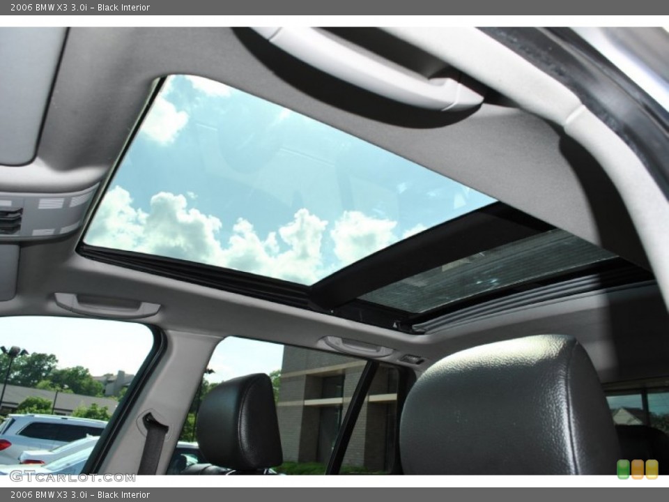 Black Interior Sunroof for the 2006 BMW X3 3.0i #81584298