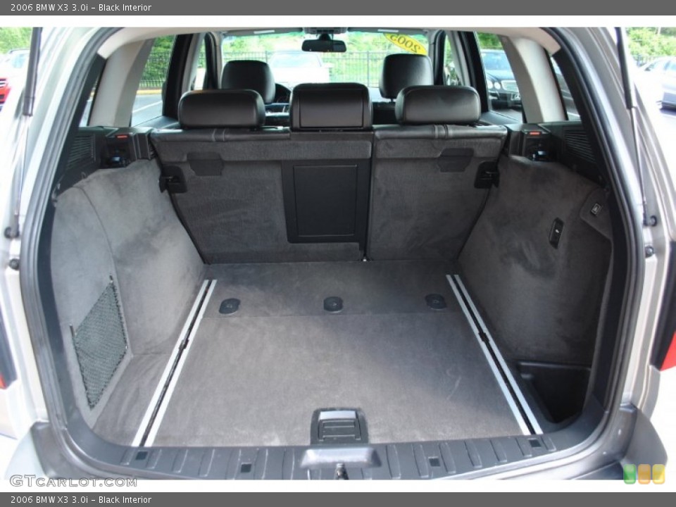 Black Interior Trunk for the 2006 BMW X3 3.0i #81584433