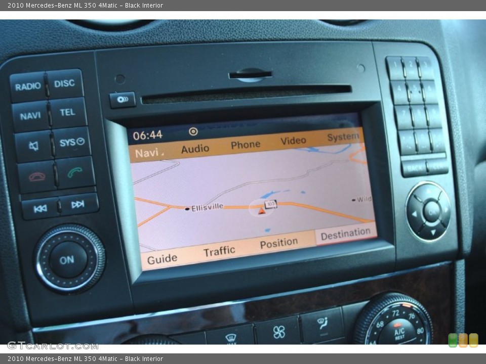 Black Interior Navigation for the 2010 Mercedes-Benz ML 350 4Matic #81585287
