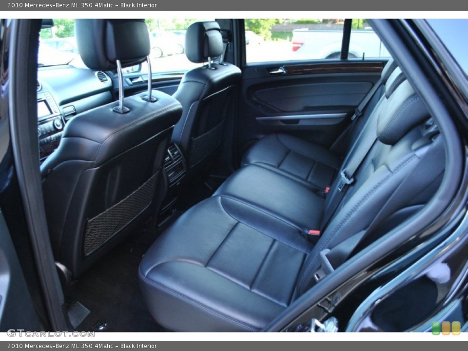 Black Interior Rear Seat for the 2010 Mercedes-Benz ML 350 4Matic #81585522