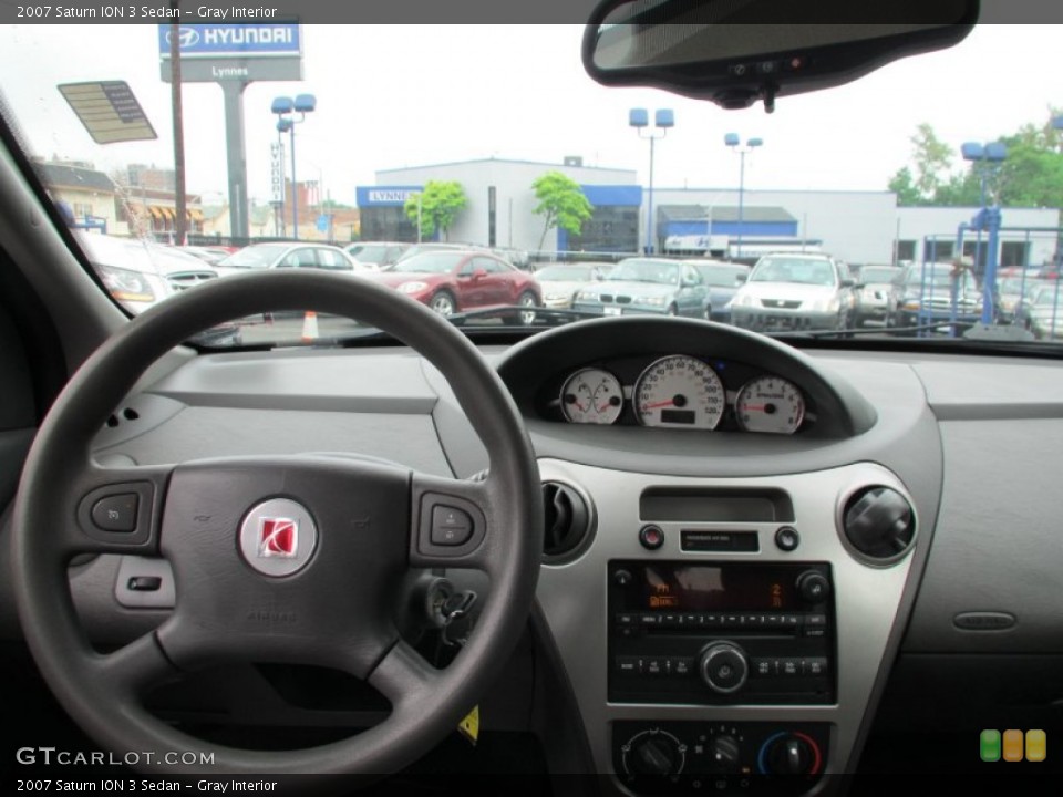 Gray Interior Dashboard for the 2007 Saturn ION 3 Sedan #81586362