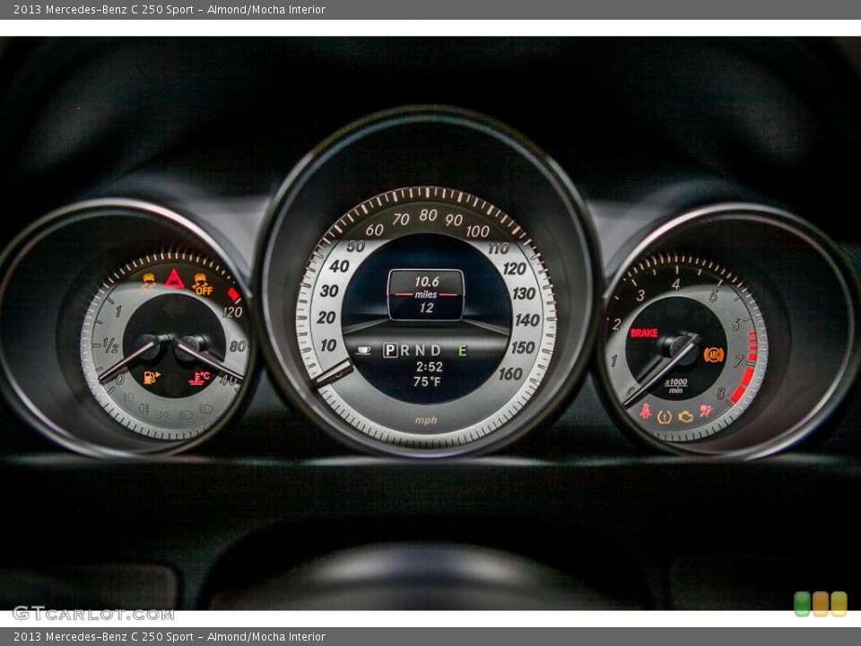 Almond/Mocha Interior Gauges for the 2013 Mercedes-Benz C 250 Sport #81586581