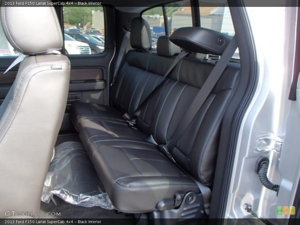 Black Interior Rear Seat for the 2013 Ford F150 Lariat SuperCab 4x4 #81587004