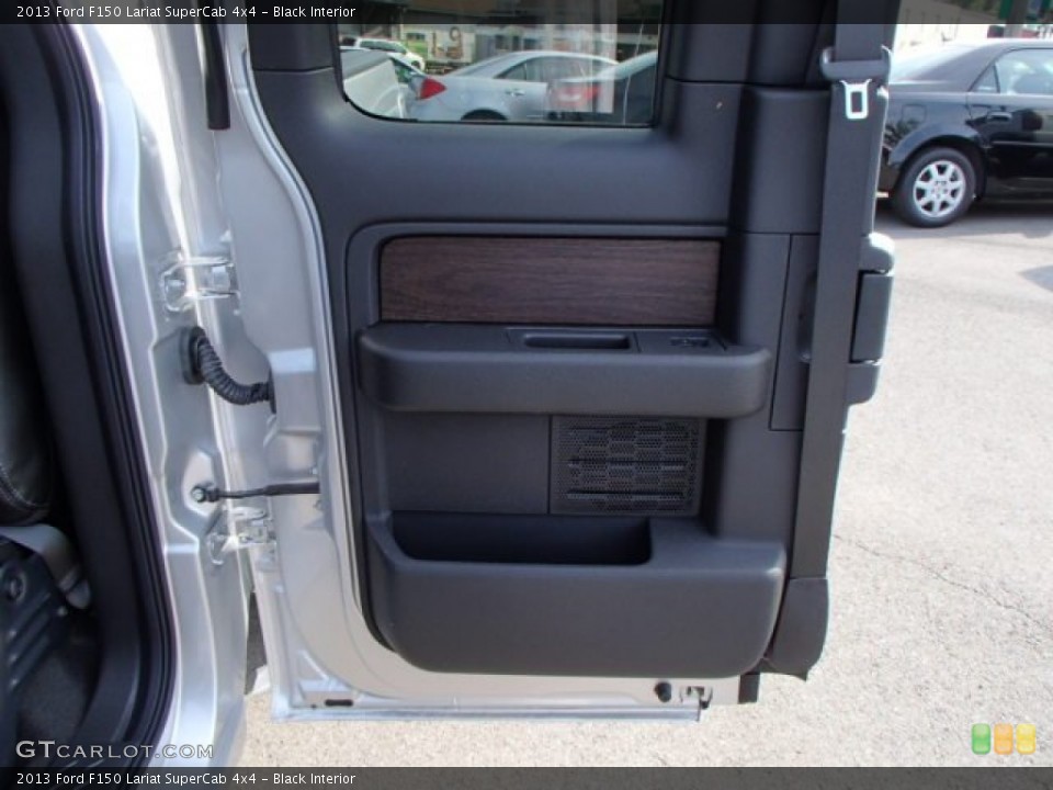 Black Interior Door Panel for the 2013 Ford F150 Lariat SuperCab 4x4 #81587019