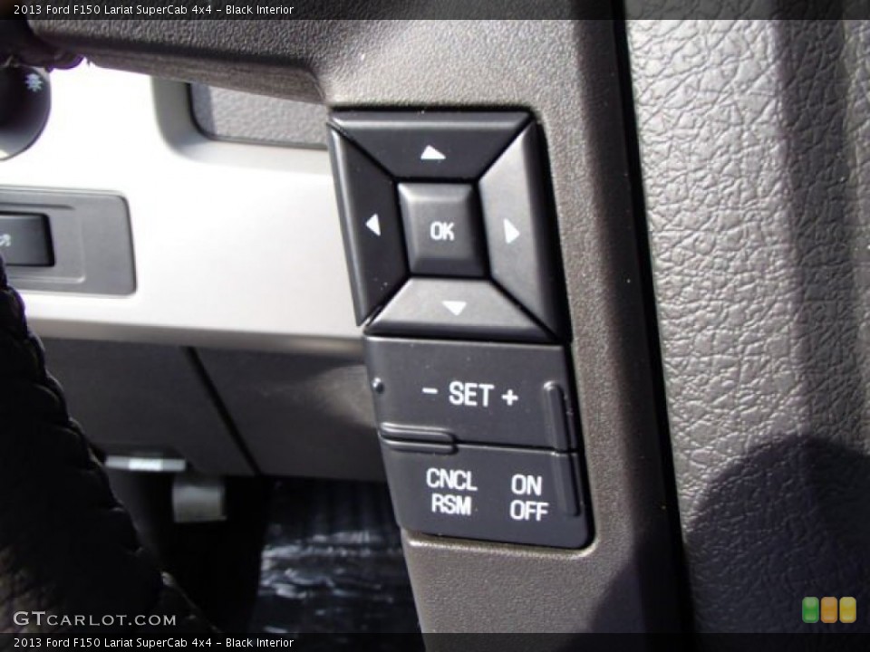 Black Interior Controls for the 2013 Ford F150 Lariat SuperCab 4x4 #81587175