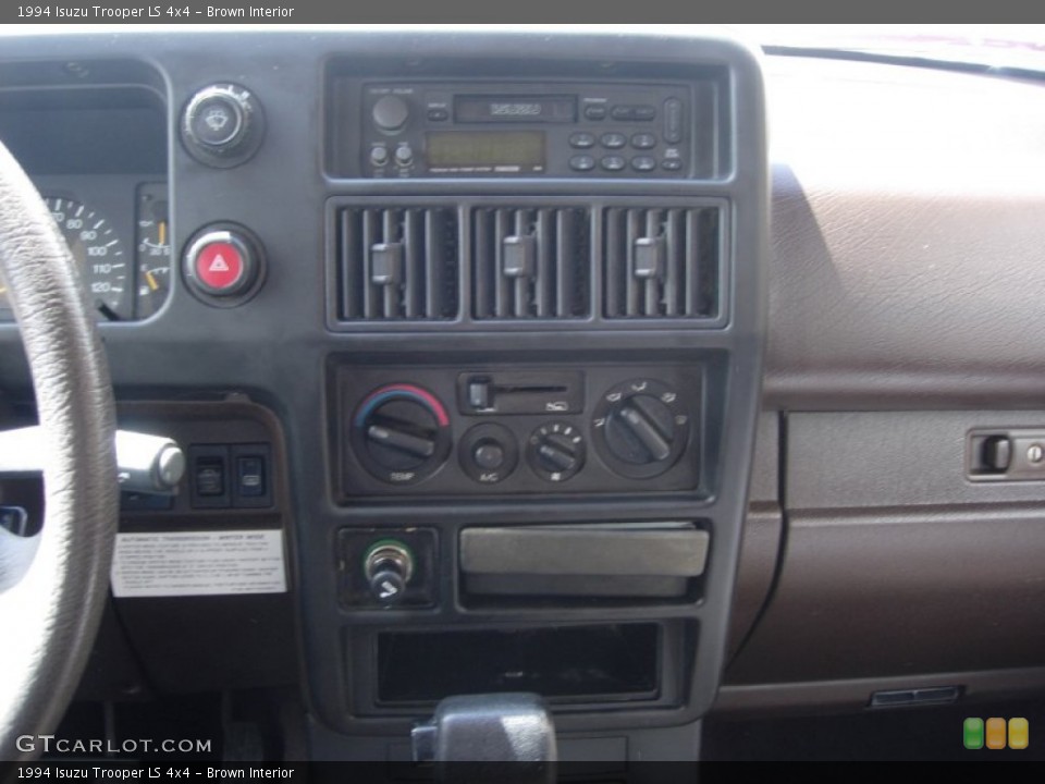 Brown 1994 Isuzu Trooper Interiors