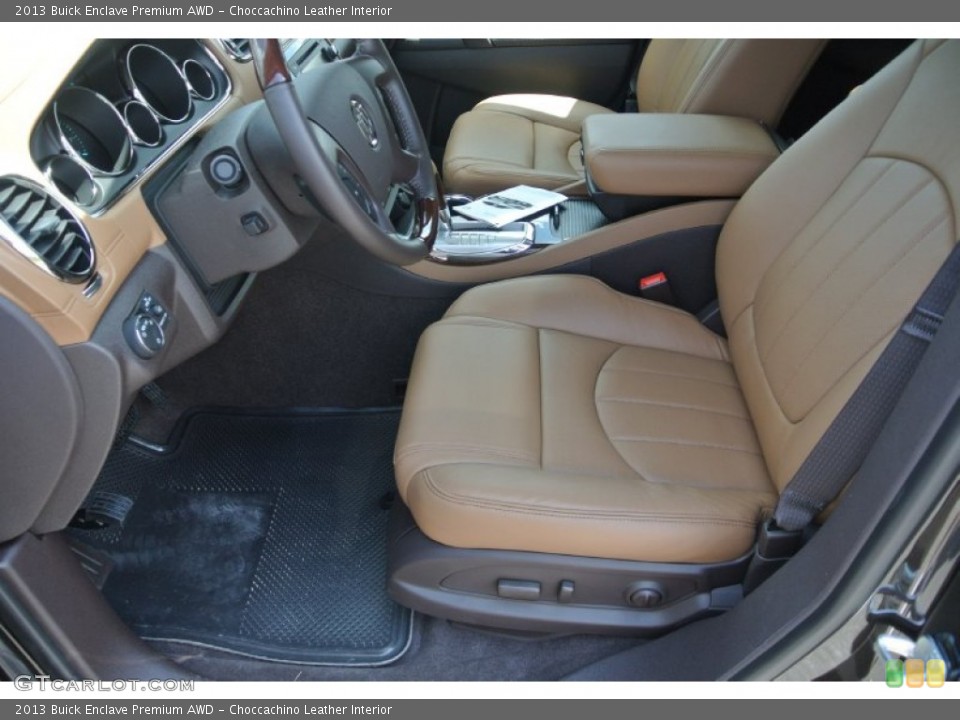 Choccachino Leather Interior Photo for the 2013 Buick Enclave Premium AWD #81588132